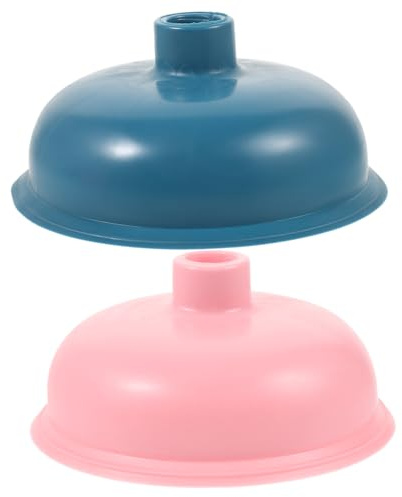 DECOMELODY 2pcs Toilet Plunger Heads Rubber Toilet Plunger Replacement Parts Household Bathroom Accessory for Home Daily Use