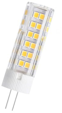 T3 220V G4 Lampadine a Led 7W Jc Base Bi-pin (non a bassa tensione 12v) G4 Led Landscape Lampadina Bianco Naturale 4000K per Sotto Armadio Soffitto Da Parete Puck Lights, Bianco Naturale,7W-1PCS