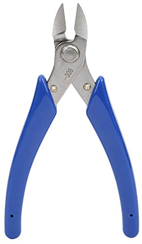 Pinza modello taglierina diagonale professionale di precisione per elettronica, taglierina laterale, affilata, durevole, in acciaio al cromo vanadio, 6 pollici, per riparazione