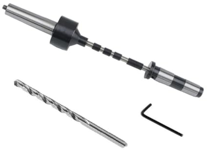 MonoSora MT2 - Kit de mandril para bolígrafo con broca de 7 mm, protector de mandril y 5 bujes para girar bolígrafos