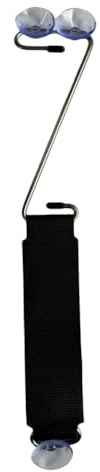 Lawnoval Cadre de support de guitare classique de type Z avec ceinture en cuir, pliable et réglable pour droitier, compatible avec classique, flamenco, ukulélé, mandoline (noir)