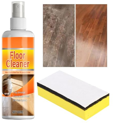 Nettoyant pour parquet – Spray détachant pour les taches, nettoyant parfumé pour carrelage – Pour carrelage, stratifié, bois, graisse et saleté dans la cuisine, la salle de bain