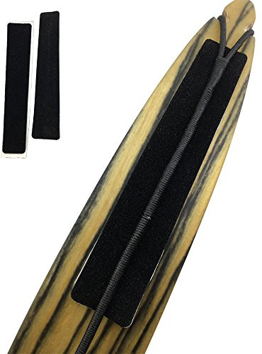 SHARROW 6 Paar Bogenschießen Bogen Stabilisator Bogensehne Schalldämpfer Dämpfer Stoßdämpfer Stabilisierer für Longbow Recurve Bogen (Schwarz)