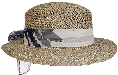 Lierys Seagrass Stråhatt med Tygband by Damer - Made in Italy solhatt sommarhatt strandhatt Sommar Vår-sommar - One Size natur