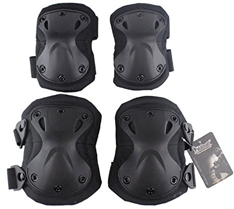 OAREA Tactical Sportschutz König Kong Gear Set Outdoor Multi Color Sicherheit Kniepolster Ellenbogen für Military Airsoft Jagd