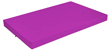 SuperKissen24. Matelas Coussin Dossier pour Palette Canapé 120x80 cm - Intérieur/Extérieur – imperméable – Mousse - Fuchsia