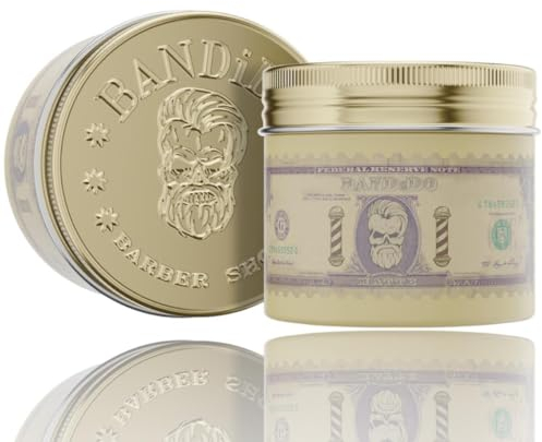 Bandido Pommade mate naturelle 125 ml - Cire pour cheveux - Nouveau design - Nouvelle formule