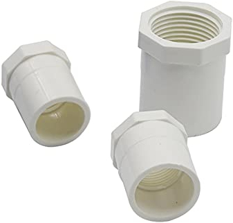 Garden Hose Connector 20mm 25mm 32mm to 1/2 3/4 1 Internal Thread BSP Adapter PVC Connector Water Pipe Fittings Hose Repair Connection Tools 5 Pieces (Diameter : 3/4'')