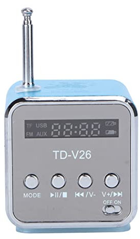 Mipcase Enceinte numérique Portable sans Fil étanche avec Radio, Carte SD et Port de Disque Flash USB