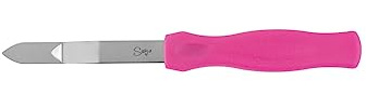 Vielseitiges Backformmesser Tortenringmesser von Sally - Tortenbodenschneider Perfekt für präzises Schneiden von Kuchen und Gebäck (Magenta, kurz)