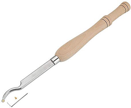 Outils de tournage à bois creux en carbure, outil de ciseau à tour avec fraise ronde en carbure, grattoir à gouge pour amateur de bois ou bricolage ou charpentier, manche en bois dur d'érable,T2