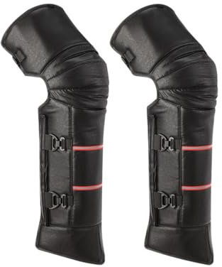 ACMEDE ginocchiere termiche invernali da moto in pelle neve antivento scaldino impermeabile invernale protezione ginocchiere moto ginocchiera calda con cinghie regolabili per moto ciclismo