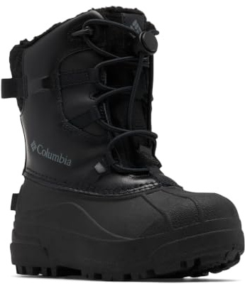 Columbia Bugaboot Celsius, Stivali da neve Unisex - bambini e ragazzi, Black/Graphite 2024 , 28 EU