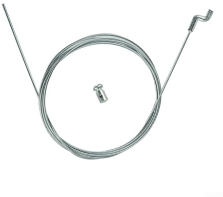 Cavo di azionamento per tosaerba, 200 cm, gancio a Z, per tosaerba, treno, motore, freno, ruota, acceleratore, cavo per la maggior parte delle macchine da giardino motorizzate