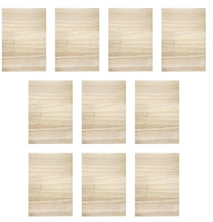 kowaku 10 x Holz-Brechbretter, Taekwondo-Bretter, Übungszubehör, Holz-Kick-Boards, professionelle Taekwondo-Brechbretter, Dicke 0.3 cm