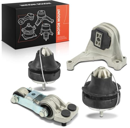 Frankberg 4x Motorlager Drehmomentstütze Vorne Hinten Kompatibel mit S60 I 384 2.0L-2.5L 1998-2010 V70 II 285 2.0L-2.5L 1999-2007 Replace# 30778951