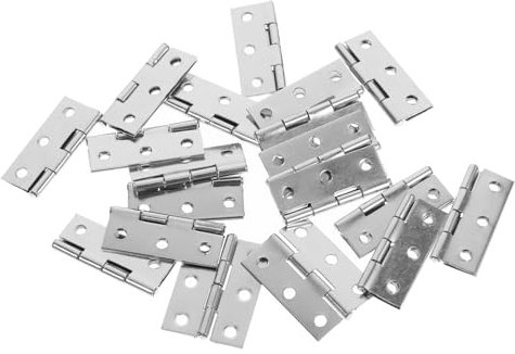 Artibetter 1set Stainless Steel Furniture Hinge Screws Hinges for Cabinets Wardrobes and Bookcases Easy Installation Non Design Assortment
