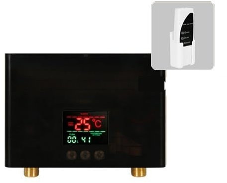 Chauffe Eau Instantané Electrique, Chauffe-eau Instantané 3kw/5,5 Kw, Chauffage Rapide, Conversion De Fréquence Intelligente, Température Constante, Télécommande pour douche salle de bain cuisine(220