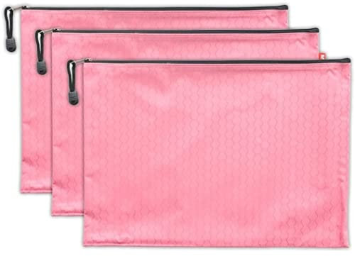Ordner Aktenordner Dokumentbeutel Canvas Zipper-Tasche mehrschichtige Dicke wasserdichte Ordner Handtasche Einfaches A4-Informationspaket Ordner Für Büro(G)