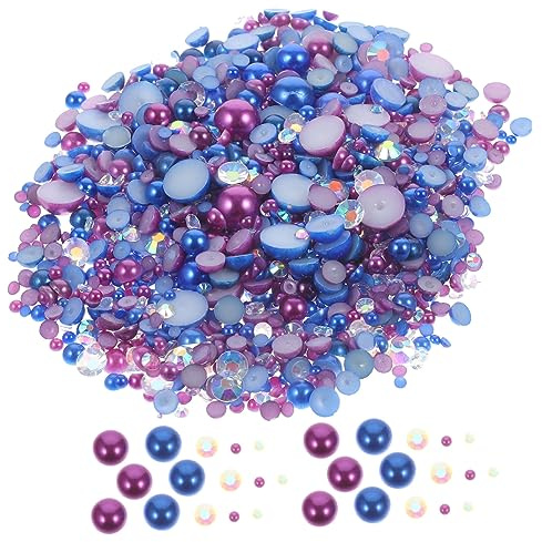 PACKOVE 6bolsas Adornos para Uñas Decoración Multifunción de Resina Gemas DIY para Uñas y Accesorios para Móviles