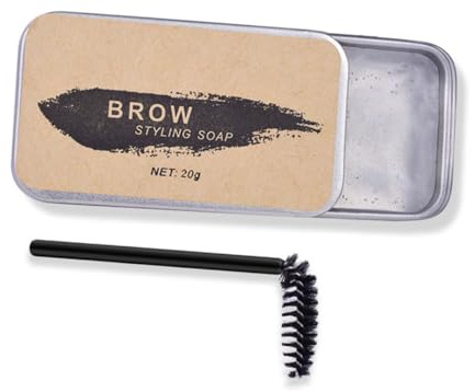 Ipetboom Gel Coiffant Pour Sourcils Naturel Incolore Cire à Sourcils Longue Tenue Sans Décoloration Pour Femmes Usage Quotidien