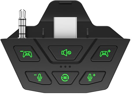 CHARM FOCUS Stereo Headset Adapter, (Spielesound & Voice-Chat), Nicht Bluetooth kompatibel