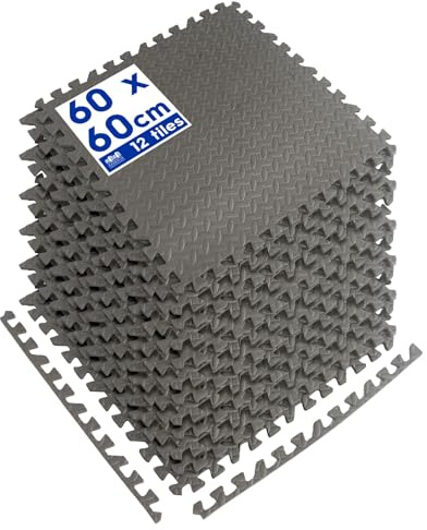 Tapis de Sol de Gym en Mousse EVA - 60 x 60 cm