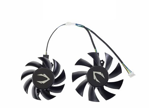 FANFAOZ Laptop parts Graphics card fan CF7015M12S CF8015H12S DC12V 0.32A 4Pin for ZOTAC for GAMING for GeForce for GTX 1660 for SUPER Twin Fan ZT-T16620F-10L