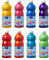 Lefranc Bourgeois Educación, Gouache líquida Redimix, témperas para niños, Set de 8 botes de 1L, colores vibrantes, pinturas para niños y manualidades