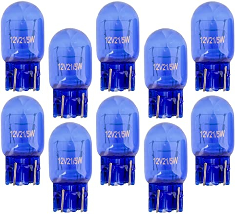 INION 10x Stück - T20 – W21/5W - W3x16d - 21/5W - 12V – SUPER WHITE KFZ Beleuchtung Tagfahrlicht Glühlampe Glühbirne Soffitte Autolampen