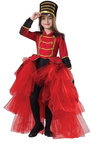 Dress Up America Band Majorette Costume - Nötknäpparens Kostym För Tjejer - Toy Soldier Uniform Dress Up För Barn - Nutcracker Costume