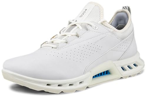 ECCO Femme Biom C4 Gore-tex Waterproof Chaussure de Golf, Blanc, 41 EU
