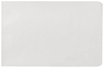 Flachbeutel Kraftpapiertüten, 100 Stück Kraft Umschlag Klein Kraftpapiertüten Mini Papiertüten Waren Butterbrottüten Pralinen Schmuck Samentüten Candy Tüten Mini Geschenktüten Papier-Weiß-23x16cm