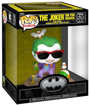 Funko POP! Deluxe: Batman 1989 85th - The Joker (Beach) | Offizielles Superheroes Merch - Vinyl Sammelfigur als Regal Deko - Geschenkidee zum Geburtstag für Fans und Sammler