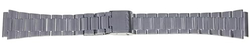 CG-20079 Cadena de Acero Inox. Compatible con CASIO A-155, A-158 y B-640 (18mm) Color Plata Cierre Ajustable