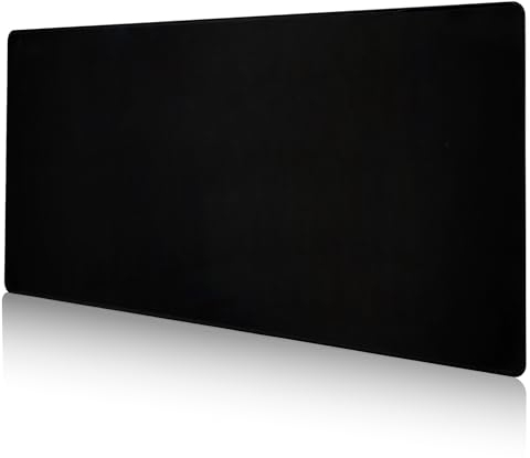 DAWNTREES Gaming Mauspad,Schwarz 900x400mm-XXL Große schreibtischunterlage, rutschfeste Basis und hohe Dichte genähte Kanten, Mauspad für PC,Schreibtisch Pad Protector Geeignet für Zuhause und Büro