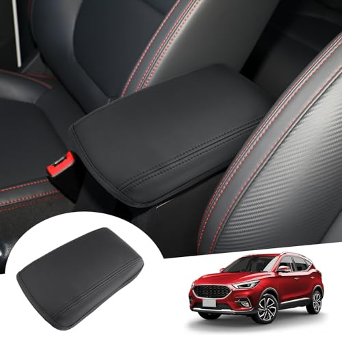 GAFAT MG ZS Facelift 2022 2023 2024 (Cambio Manuale) Copertura per Bracciolo Centrale, MG ZS 2024 Protezione Console Centrale Braccioli, Protezione in Pelle PU, Imbottitura, MG ZS Accessori
