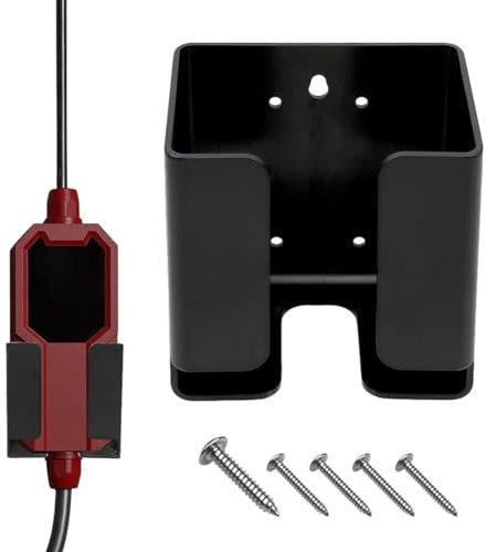 Ev Charger Holder - Car Charger Cable, Electric Vehicle Plug Holster | Wall Mount Car Charging Box Bracket, Charger Wall Organizer, J1772 Connector Dock for Ev Charger Control Box