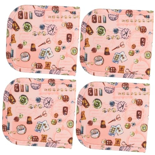 DIYEAH 4 Pezzi Deposito accessori per cucire organizer per attrezzi da cucito Borse all'uncinetto per l'uncinetto accessori cucito per borsa all'o sacca di filato