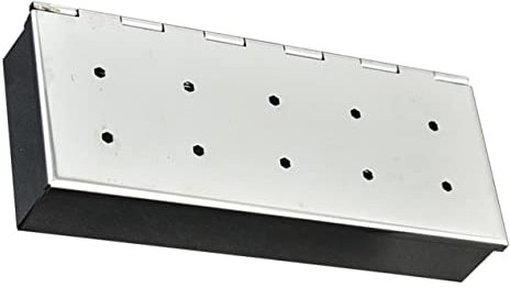 CAXUSD Scatola Per Affumicatura in Acciaio Per Barbecue Scatola Per Affumicatura Per Trucioli Di Legno Accessorio Per Barbecue Adatta Per Affumicatori Esterni Portatile e Facile Da Usare