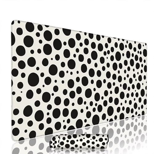 Tapis de Souris Blanc sous Main Bureau Tapis de Souris Gaming XXL 1000x500x3mm Mouse Pad Caoutchouc Abstrait Grand sous Main Gamer Accessoires PC Imperméable, pour Clavier Ordinateur Portable w-6274