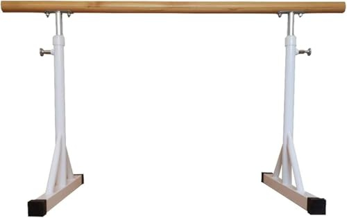 Platsskyddad, höjdjusterbar, oberoende, bärbar poledance-stång lämplig för hemmabruk eller studiobruk. Stabil träningsstång för vuxna och barn, vit - 1 meter.,White-1 m