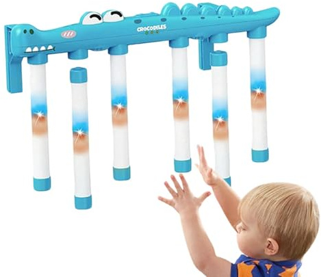 Geschicklichkeitsspiel Fallende Stäbe,Spielzeug Für Greif-Herausforderungen Und Aktivitäten - Krokodil-Design Stab-Fangspiel,Für Kinder, Familie, Party, Spielzeit, Geburtstag, Draußen Und Drinnen, Ges