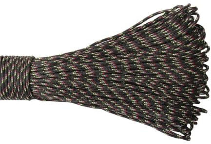CYMMIYT Paracord 2 mm reflektierendes Paracord, 3-strängiger Kern, for Survival, Fallschirmschnur, Lanyard, Camping(2mm Black 01,15meters)