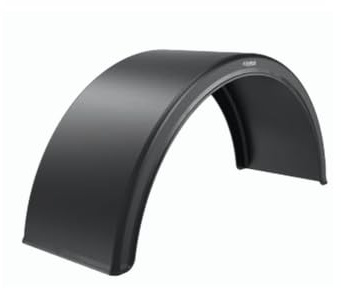 Domar Garde-Boue Double pour Roues jumelées 19,5-22,5 DK1540 | Polypropylène robuste de 3,5 mm pour roues jumelées. Idéal pour camion-benne, dépanneuse, remorque lourde et utilitaire.