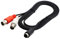 zdyCGTimecavo adattatore splitter a Y da Mini-DIN S-Video maschio a 2 BNC femmina. Trasmissione del segnale video per dispositivi come oscilloscopi e monitor (26 cm), 1.5M