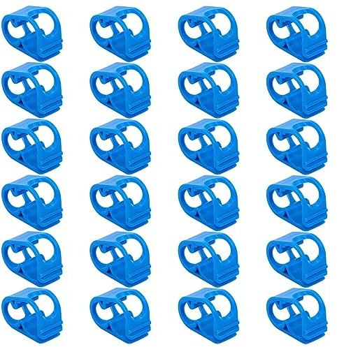 ULTECHNOVO Adjustable Tube Clamps with 6-Position Flow Control Shut off Hose Clamp for Aquarium Infusion Bottles Precise Flow Regulation Diy Tool 24 Pieces