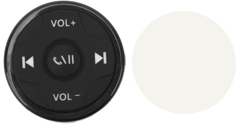 Fjärrkontrollsats, Vattentät Bluetooth-knapp Enkel Parning för IOS för Android Mediaknapp Fjärrkontroll för Cykel Motorcykelratt