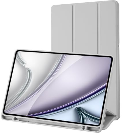 Case for Samsung Galaxy Tab S6 Lite Tablet with Pencil Holder(SM-P620N/P625N/P610/P613/P615/P619), Cover for Samsung Galaxy Tab S6 Lite 10.4 inch 2024/2022/2020 (Gray)