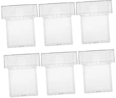 UKCOCO 6stücke Teiliges Selbstklebendes Spritzwassergeschütztes Steckdosen-wandabdeckungsset Schutzbox Transparent Ohne Demontage Installieren Für Bad Balkon Küche Und Wohnzimmer